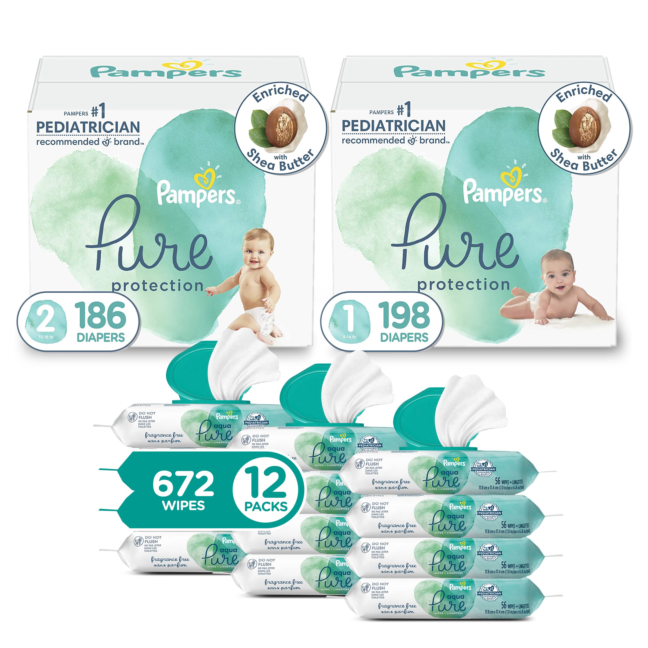 pampers pure 2 monatsbox