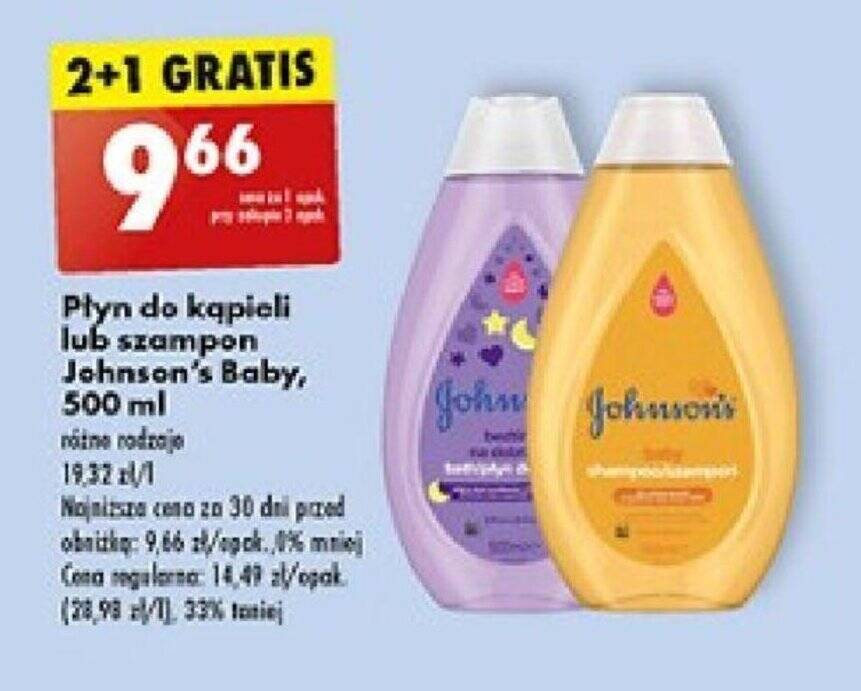 johnsons baby szampon 500 ml biedronka