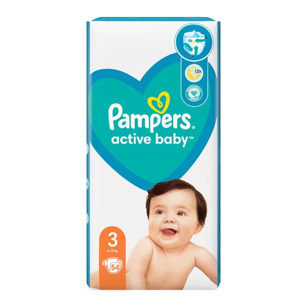 pampers fioletowe