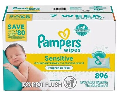 pampers sensitive clean