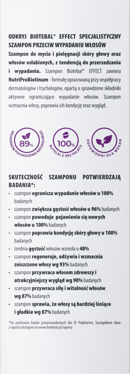 szampon do włosów biotebal rossmann