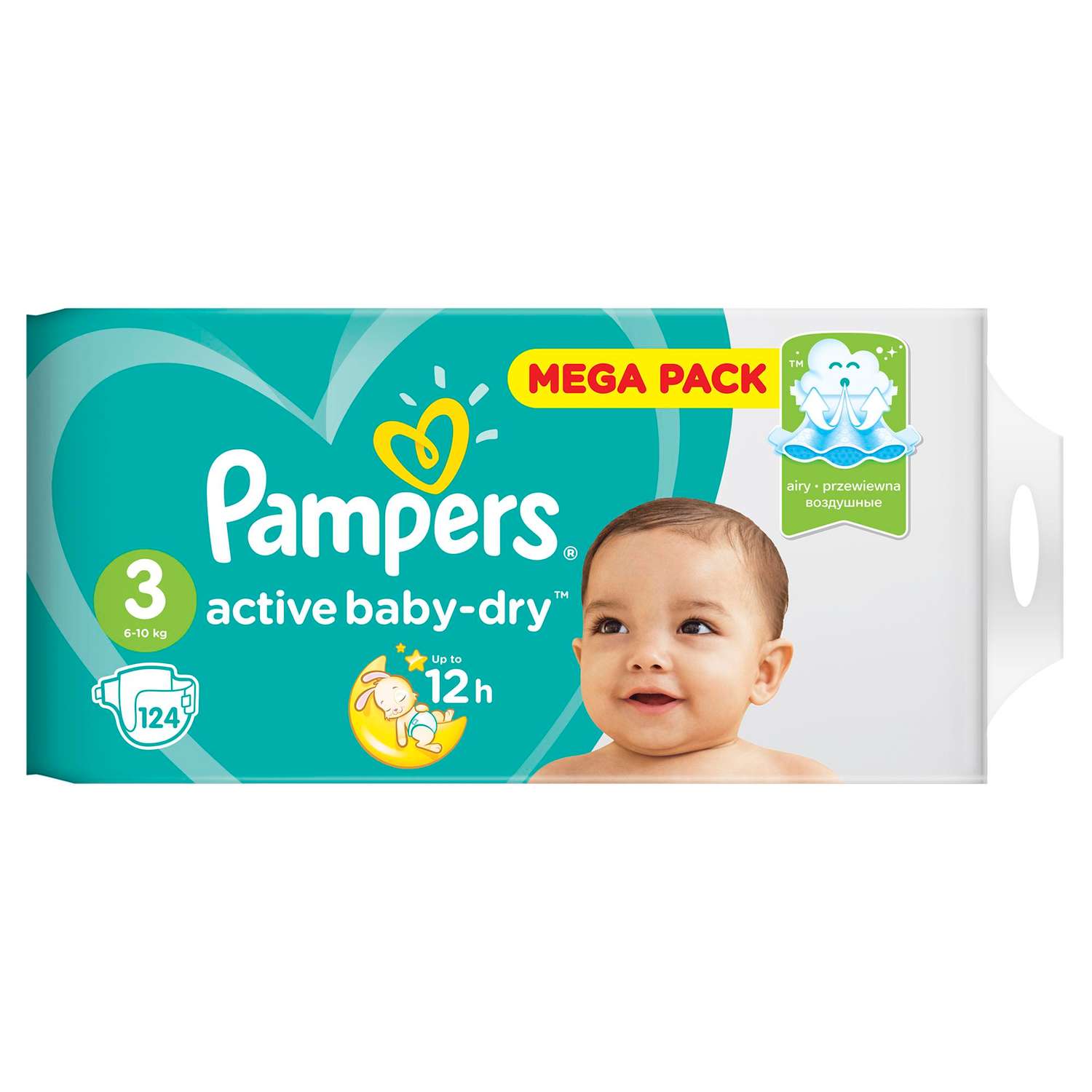 pampers active baby mega pack