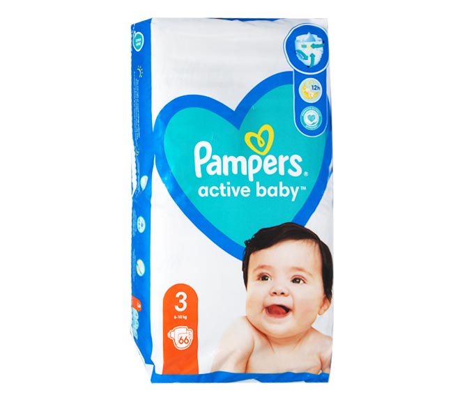 pampers active baby 3 80 szt