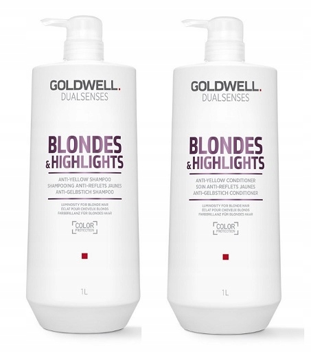 goldwell blondes szampon blonde rozjasniane 1000 zestaw