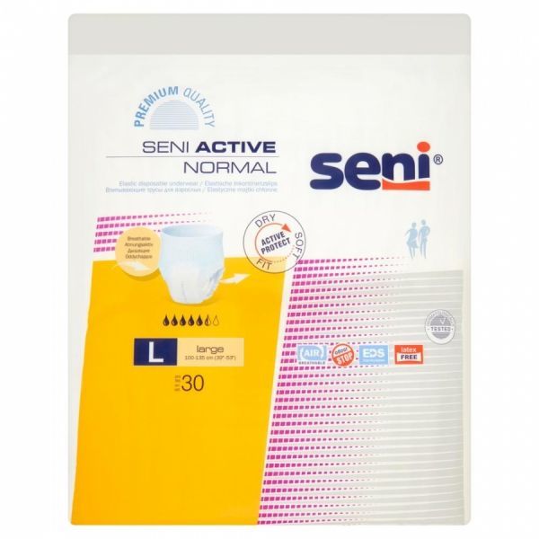 pieluchomajtki seni active normal medium 2 30 szt waga