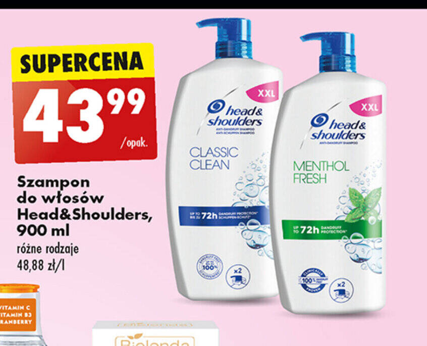 biedronka szampon head&shoulders