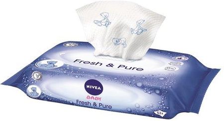 nivea baby chusteczki nawilżane fresh & pure 6