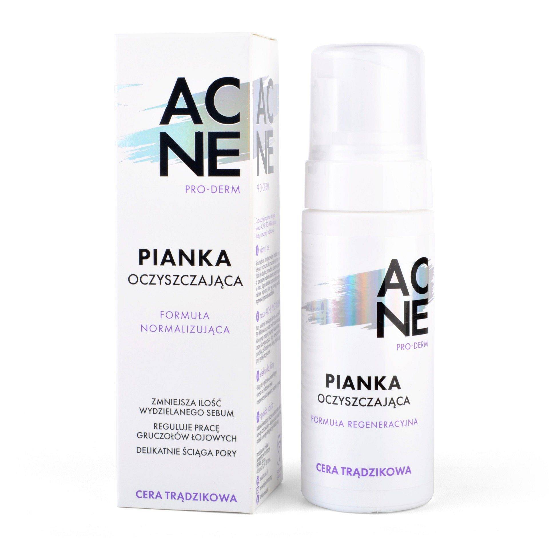 acne oczyszczajacy pianka do twarzy