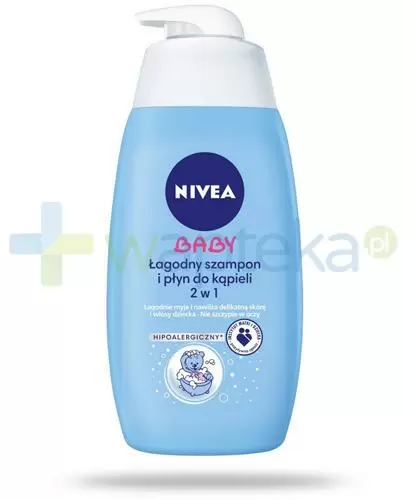 nivea baby łagodny szampon i płyn do kąpieli