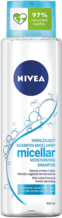 nivea micelarny szampon nawilżający do włosów