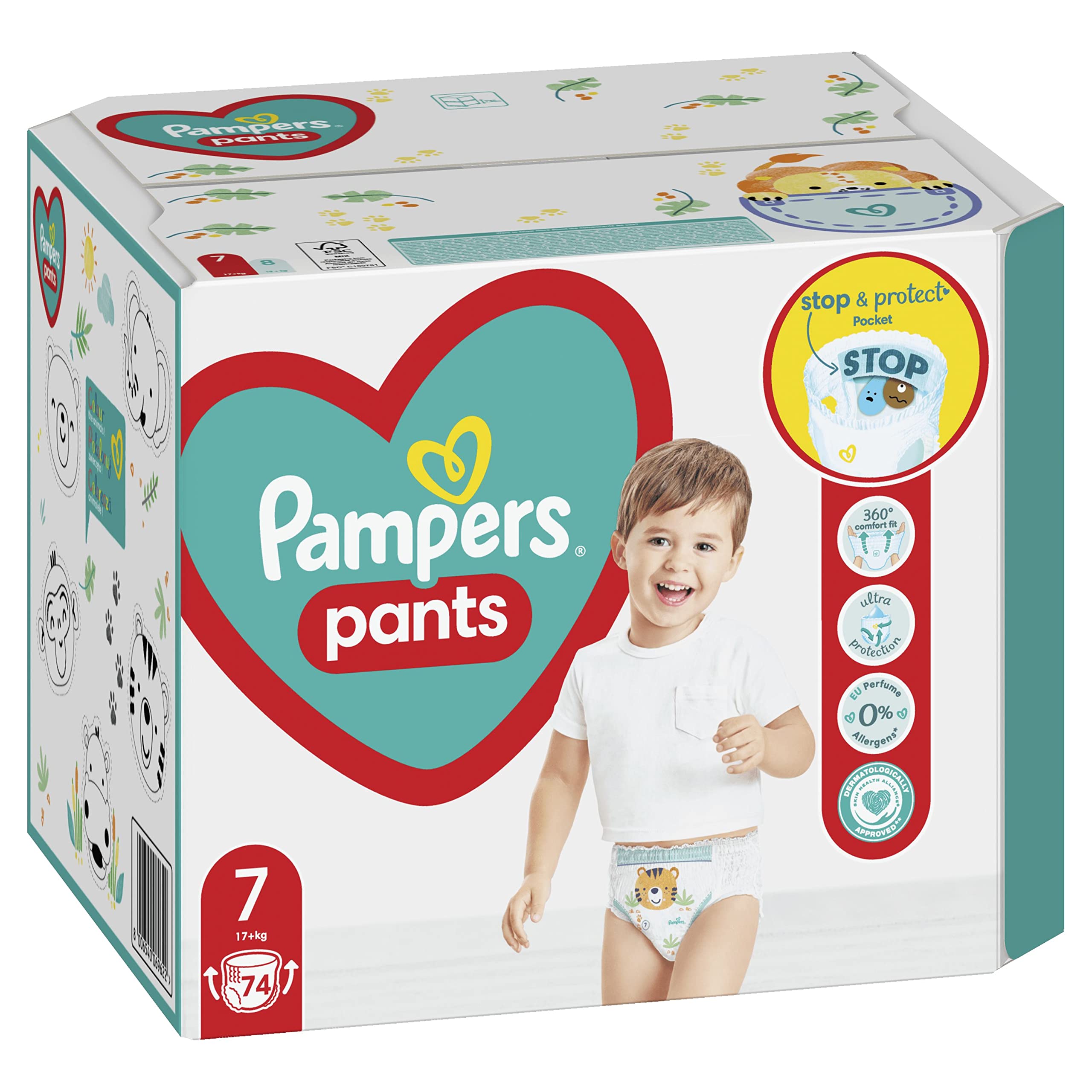 pampers opakowanie 74 szt