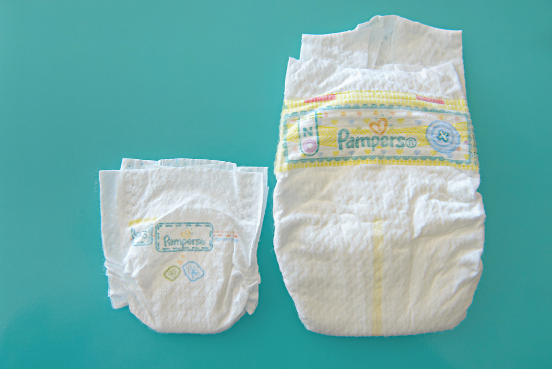 pampers najmniejsze pieluchy