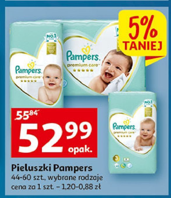 auchan pampers premium 3