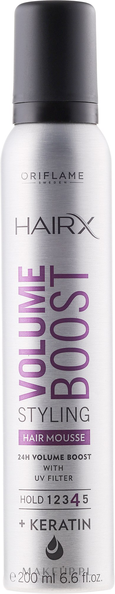 oriflame hairx szampon zwiększający objętość włosów volume boost