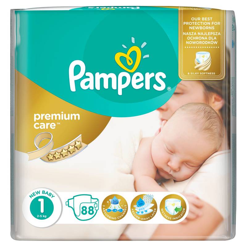 pampers premium care 1 88 szt promocja