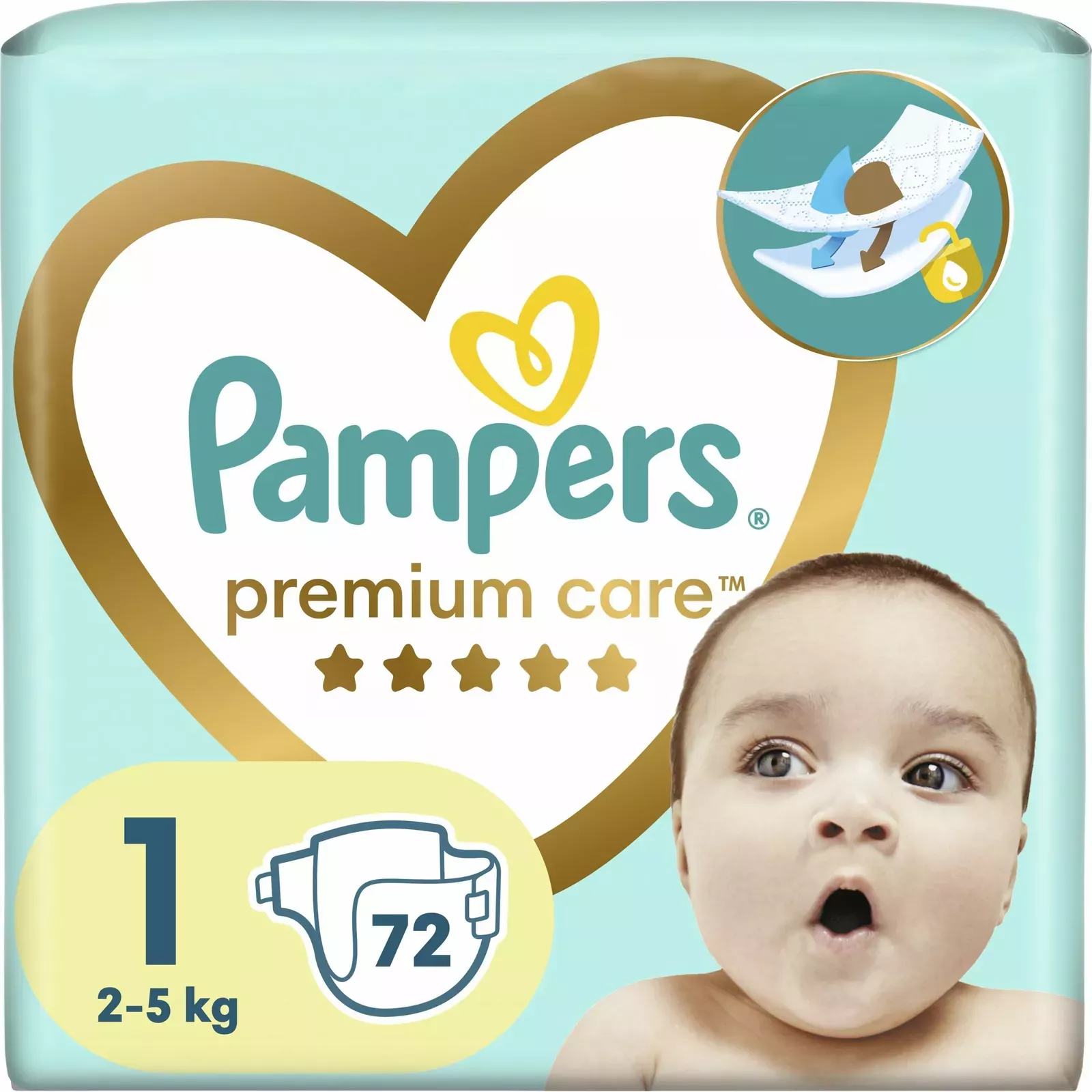 pampers pieluszki premium care 1 newborn