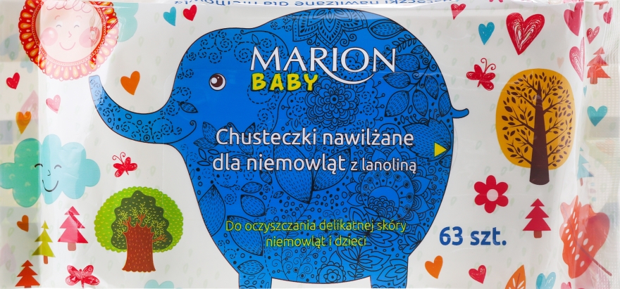 chusteczki nawilżane z lanoliną