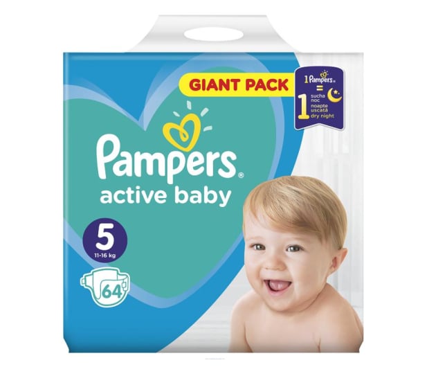 pampers 64 szt cena