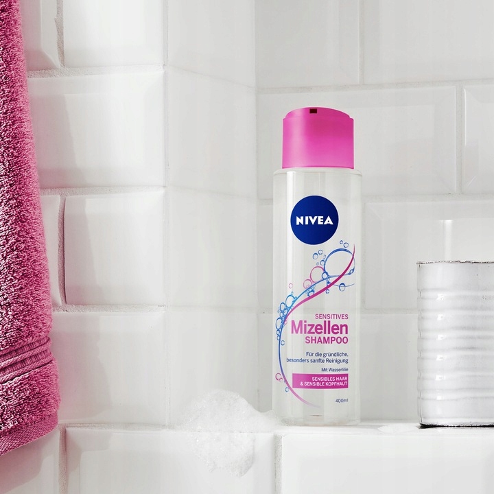 nivea wzmacniający micelarny szampon