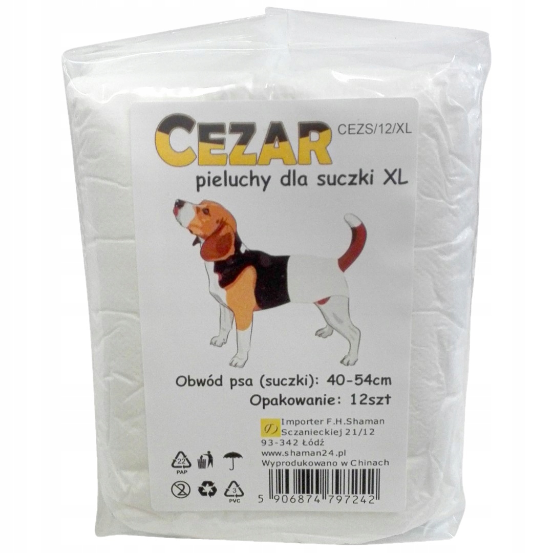 pieluchy dla psa 40 kg cena