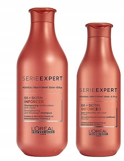 loreal inforcer osłabione szampon 300 odżywka 200