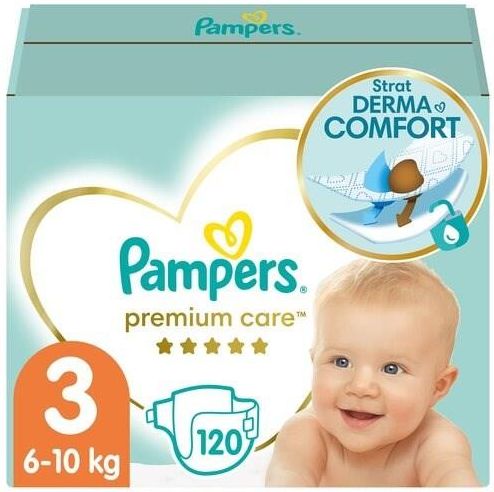 pampers przemaka bokami