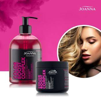 joanna color boost complex szampon tonujacy różowy