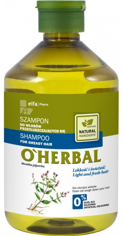 oherbal szampon do wlosow suchych i zniszczonych ekstrakt z lnu