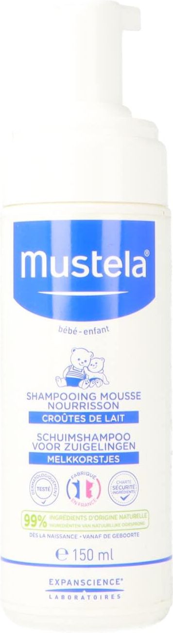 mustela bebe szampon w piance dla noworodków