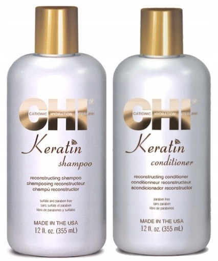 chi keratin szampon i odżywka