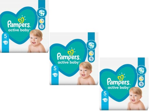 pampers active baby new baby pieluchy jednorazowe rozmiar 5