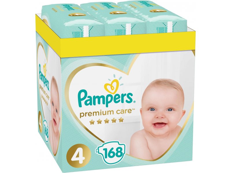 pampers 4 premium care 168