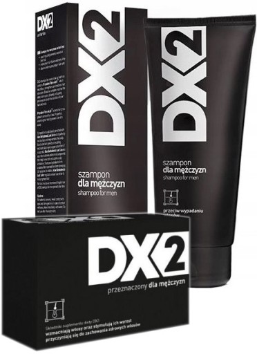 dx2 zestaw szampon wzmacniający 150 ml żel pod prysznic 150ml