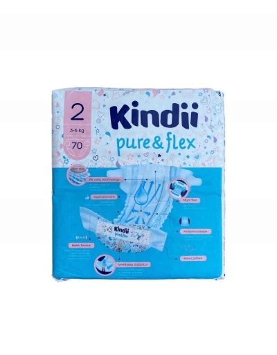 kindii pure&flex pieluchy mini