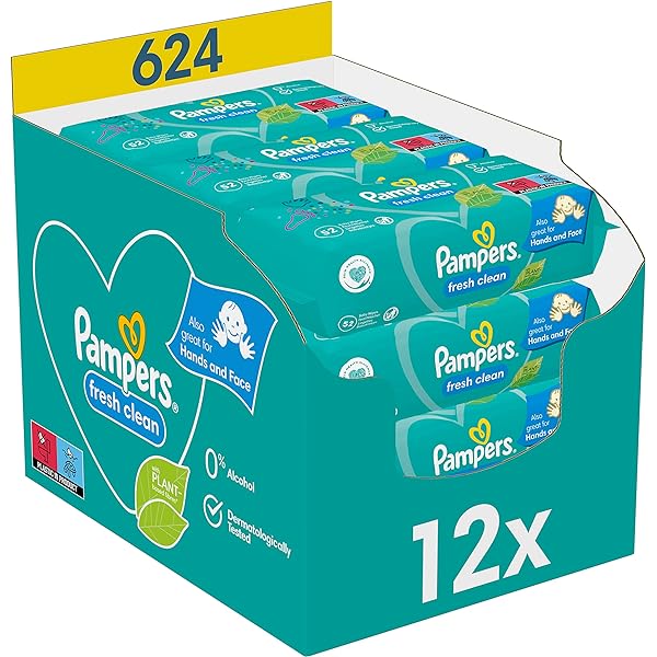 4 pak chusteczek pampers