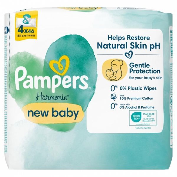 4 pak chusteczki pampers