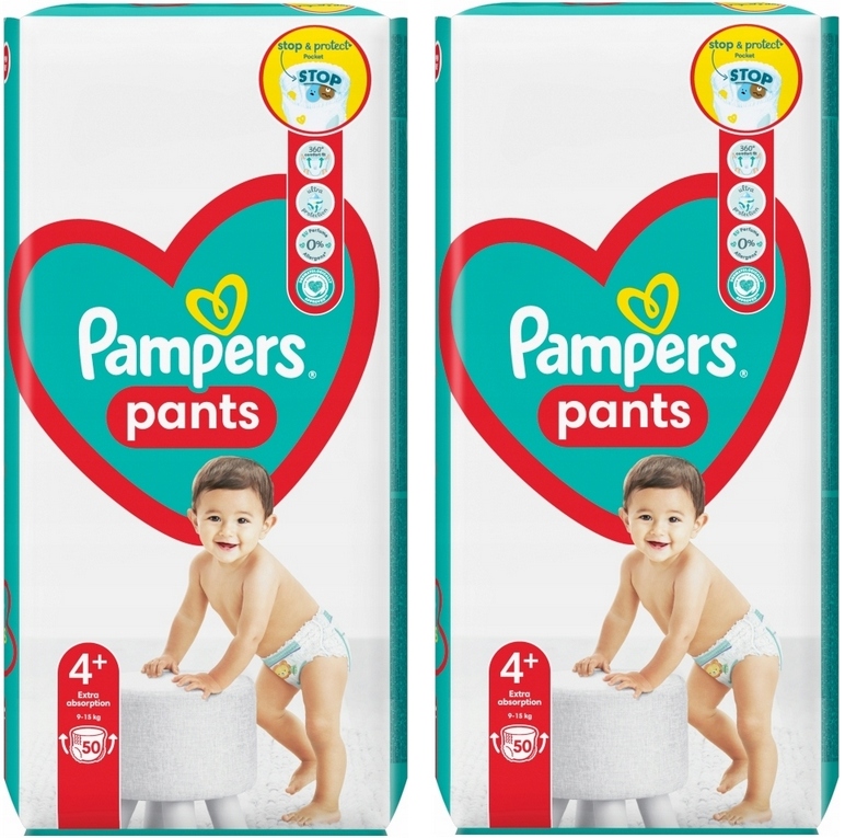 4 pieluchy pampers