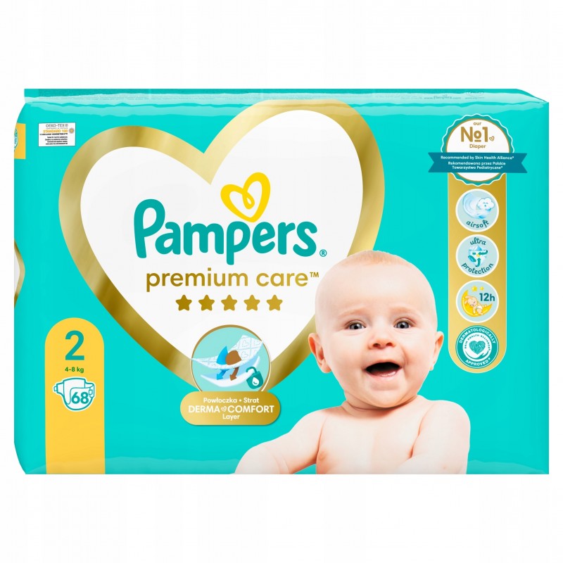 pieluszki pampers premium care ulepszone