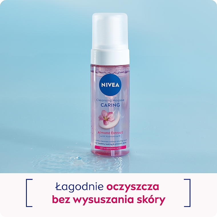 nivea pianka do twarzy do cery wrażliwej