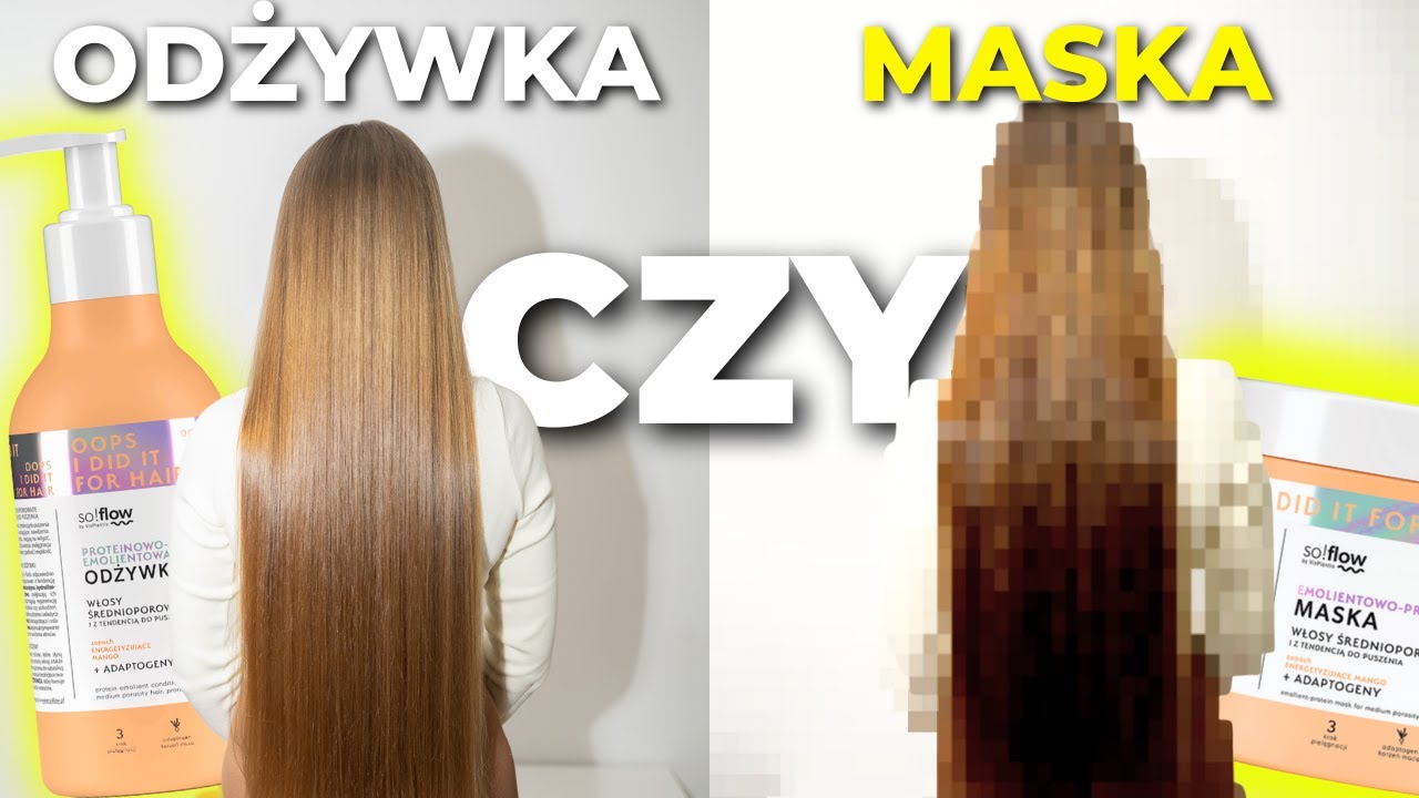 maska a odżywka do włosów