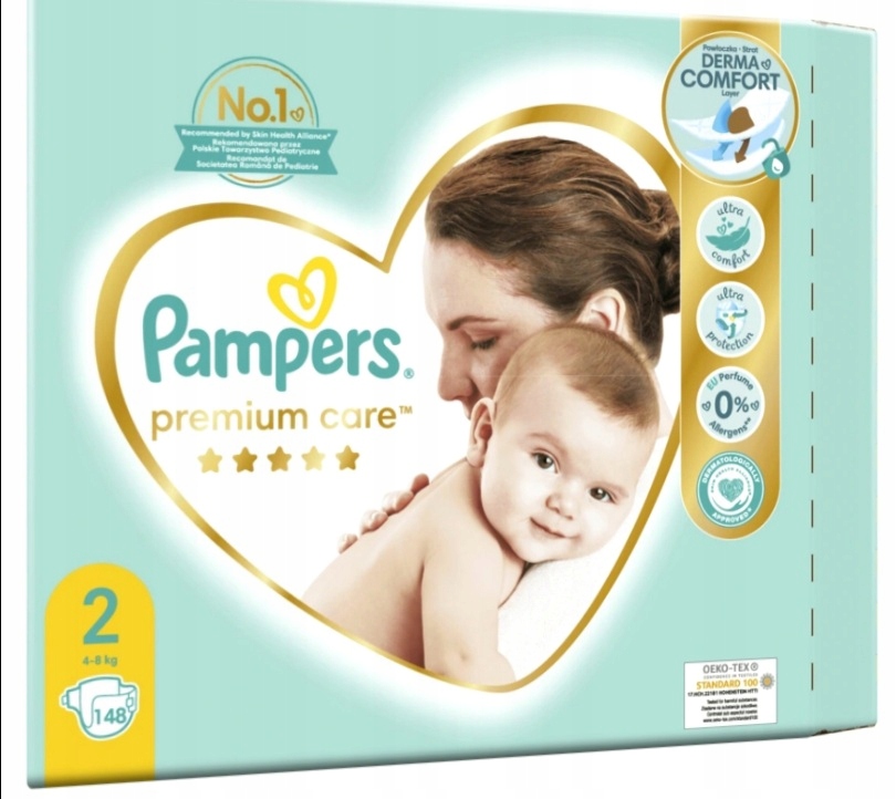 pieluchy pampers 2 premium care