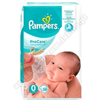 pampers pro care 1 pielucha 38szt