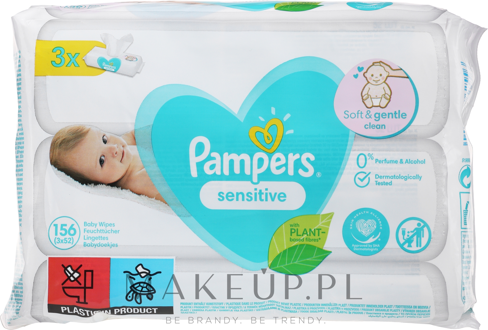 pampers sensitive chusteczki dla niemowląt