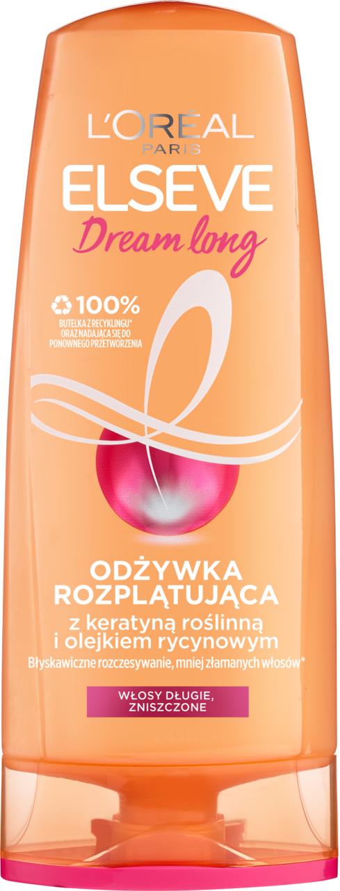 loreal odżywka do włosów z lnem