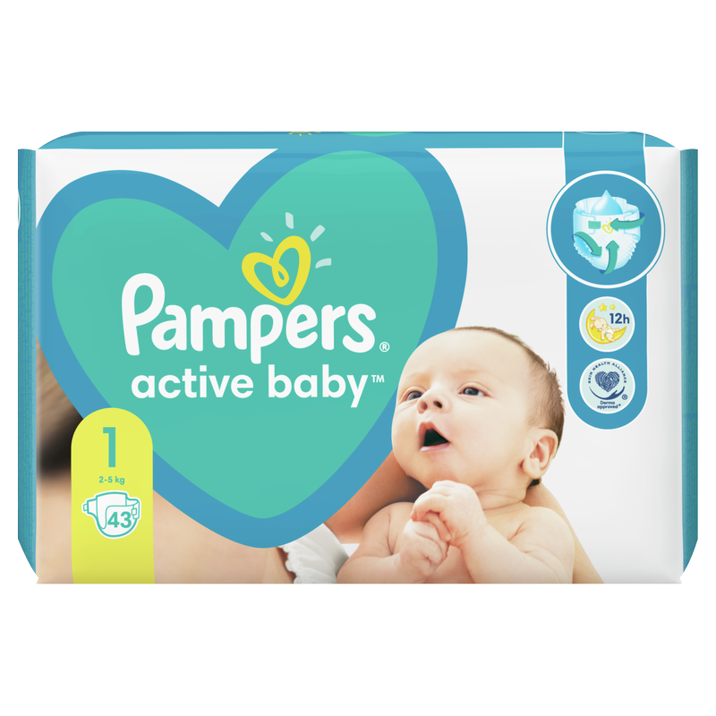 pampers 1 na jak dlugo