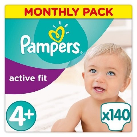 pampers active fit 4 plus