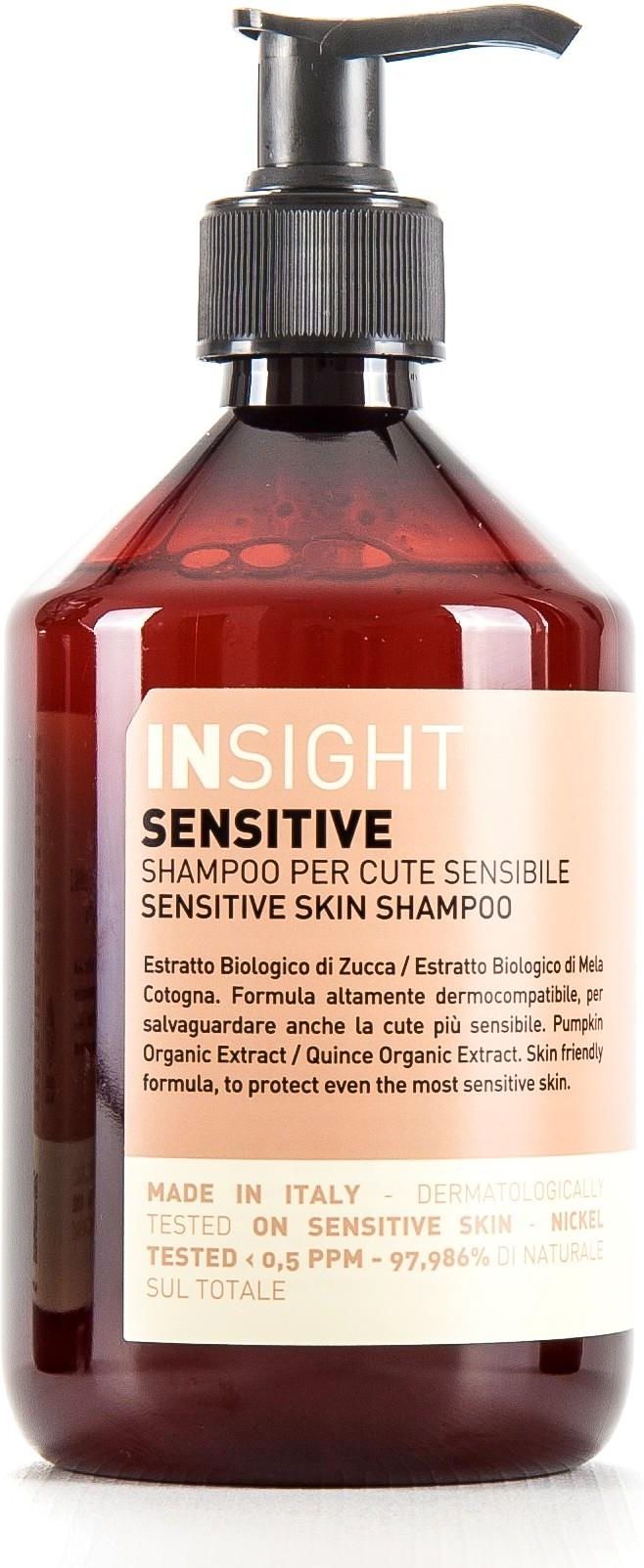 insight sensitive skin szampon do wrażliwej skóry głowy 400 ml