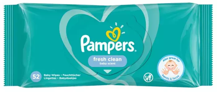 pampers chusteczki baby fresh dla nowowordków