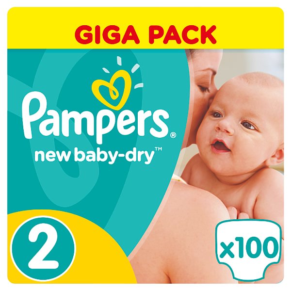 pampers new baby dry 100 szt