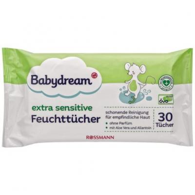 chusteczki nawilżane rossmann babydream extrasensitive